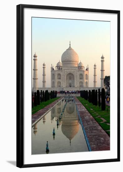 Taj Mahal, UNESCO World Heritage Site, Agra, Uttar Pradesh, India, Asia-Bhaskar Krishnamurthy-Framed Photographic Print