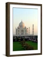 Taj Mahal, UNESCO World Heritage Site, Agra, Uttar Pradesh, India, Asia-Bhaskar Krishnamurthy-Framed Photographic Print