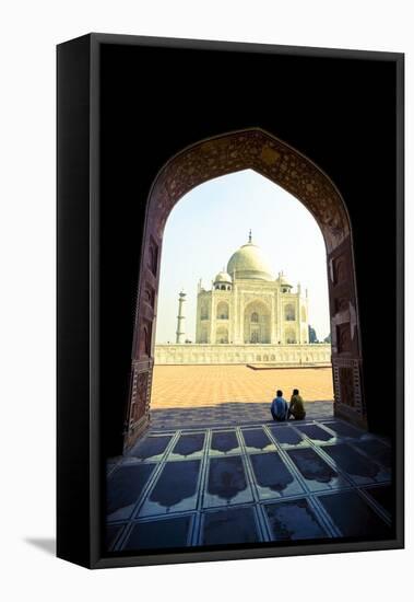 Taj Mahal, UNESCO World Heritage Site, Agra, Uttar Pradesh, India, Asia-Doug Pearson-Framed Stretched Canvas