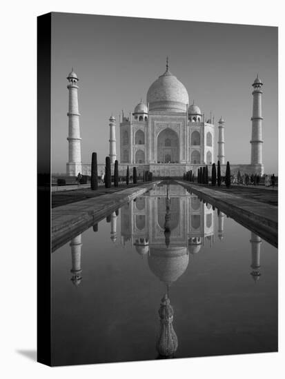 Taj Mahal, UNESCO World Heritage Site, Agra, Uttar Pradesh, India, Asia-Ben Pipe-Stretched Canvas