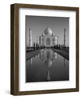 Taj Mahal, UNESCO World Heritage Site, Agra, Uttar Pradesh, India, Asia-Ben Pipe-Framed Photographic Print