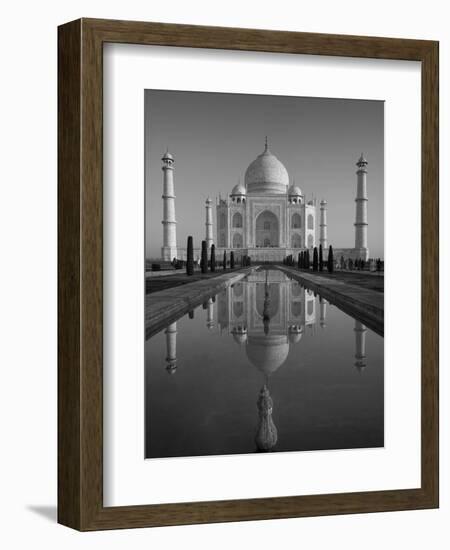 Taj Mahal, UNESCO World Heritage Site, Agra, Uttar Pradesh, India, Asia-Ben Pipe-Framed Photographic Print