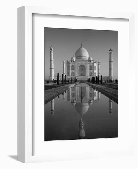 Taj Mahal, UNESCO World Heritage Site, Agra, Uttar Pradesh, India, Asia-Ben Pipe-Framed Photographic Print