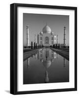 Taj Mahal, UNESCO World Heritage Site, Agra, Uttar Pradesh, India, Asia-Ben Pipe-Framed Photographic Print