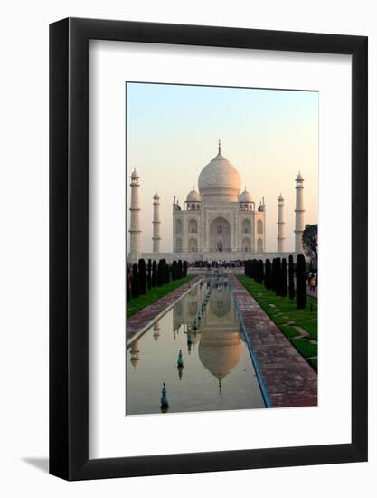 Taj Mahal, UNESCO World Heritage Site, Agra, Uttar Pradesh, India, Asia-Bhaskar Krishnamurthy-Framed Photographic Print