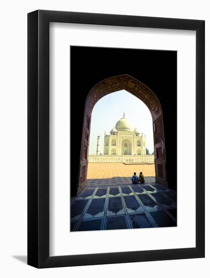 Taj Mahal, UNESCO World Heritage Site, Agra, Uttar Pradesh, India, Asia-Doug Pearson-Framed Photographic Print