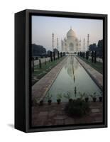 Taj Mahal, Unesco World Heritage Site, Agra, Uttar Pradesh State, India, Asia-James Gritz-Framed Stretched Canvas