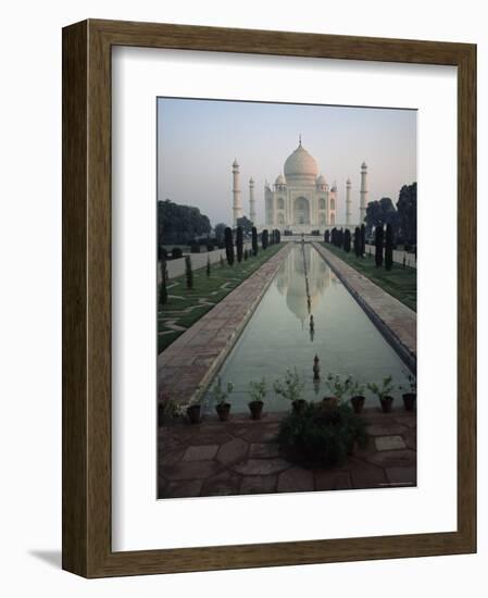 Taj Mahal, Unesco World Heritage Site, Agra, Uttar Pradesh State, India, Asia-James Gritz-Framed Photographic Print