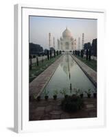 Taj Mahal, Unesco World Heritage Site, Agra, Uttar Pradesh State, India, Asia-James Gritz-Framed Photographic Print