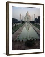 Taj Mahal, Unesco World Heritage Site, Agra, Uttar Pradesh State, India, Asia-James Gritz-Framed Photographic Print