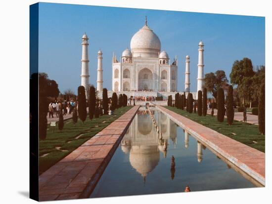 Taj Mahal, Uttar Pradesh, India-Dee Ann Pederson-Stretched Canvas
