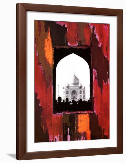 Taj Mahal-Anne Valverde-Framed Art Print