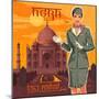 Taj mahal-Bruno Pozzo-Mounted Art Print