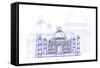 Taj Mahal-Cristian Mielu-Framed Stretched Canvas