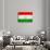 Tajikistan Flag Design with Wood Patterning - Flags of the World Series-Philippe Hugonnard-Art Print displayed on a wall