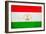 Tajikistan Flag Design with Wood Patterning - Flags of the World Series-Philippe Hugonnard-Framed Art Print