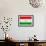 Tajikistan Flag Design with Wood Patterning - Flags of the World Series-Philippe Hugonnard-Framed Art Print displayed on a wall