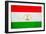 Tajikistan Flag Design with Wood Patterning - Flags of the World Series-Philippe Hugonnard-Framed Art Print