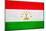Tajikistan Flag Design with Wood Patterning - Flags of the World Series-Philippe Hugonnard-Mounted Art Print