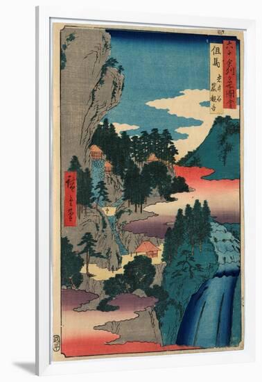 Tajima-Utagawa Hiroshige-Framed Giclee Print