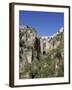 Tajo Gorge and New Bridge, Ronda, Malaga Province, Andalucia, Spain, Europe-Jeremy Lightfoot-Framed Photographic Print