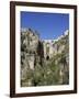 Tajo Gorge and New Bridge, Ronda, Malaga Province, Andalucia, Spain, Europe-Jeremy Lightfoot-Framed Photographic Print