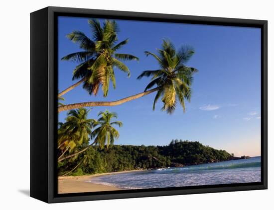 Takamata Beach, South Mahe Island, Seychelles, Indian Ocean, Africa-Stanley Storm-Framed Stretched Canvas