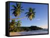 Takamata Beach, South Mahe Island, Seychelles, Indian Ocean, Africa-Stanley Storm-Framed Stretched Canvas