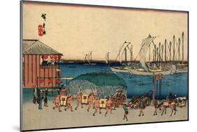 Takanawa No Zu-Utagawa Hiroshige-Mounted Giclee Print