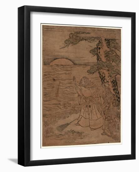 Takasago-Utagawa Toyoharu-Framed Giclee Print