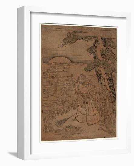 Takasago-Utagawa Toyoharu-Framed Giclee Print