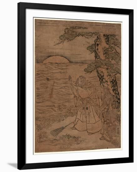 Takasago-Utagawa Toyoharu-Framed Premium Giclee Print