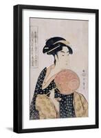 Takashima Ohisa (Ohisa of the Takashima Tea-Sho), C. 1793-Kitagawa Utamaro-Framed Giclee Print