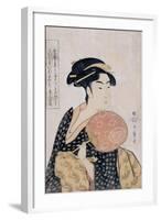 Takashima Ohisa (Ohisa of the Takashima Tea-Sho), C. 1793-Kitagawa Utamaro-Framed Giclee Print