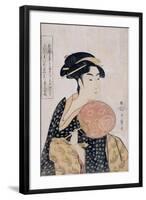 Takashima Ohisa (Ohisa of the Takashima Tea-Sho), C. 1793-Kitagawa Utamaro-Framed Giclee Print