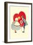 Take a Bow at the Heart-null-Framed Art Print