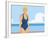 Take a Dip-Sam Kemp-Framed Giclee Print