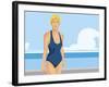 Take a Dip-Sam Kemp-Framed Giclee Print