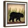 Take a Hike Bear no Words-Ryan Fowler-Framed Art Print