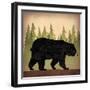 Take a Hike Bear no Words-Ryan Fowler-Framed Art Print