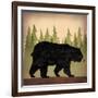 Take a Hike Bear no Words-Ryan Fowler-Framed Art Print