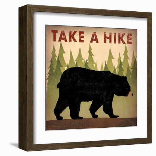 Take a Hike Black Bear-Ryan Fowler-Framed Art Print