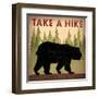 Take a Hike Black Bear-Ryan Fowler-Framed Art Print