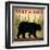 Take a Hike Black Bear-Ryan Fowler-Framed Art Print