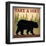 Take a Hike Black Bear-Ryan Fowler-Framed Art Print