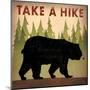 Take a Hike Black Bear-Ryan Fowler-Mounted Art Print