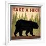 Take a Hike Black Bear-Ryan Fowler-Framed Art Print