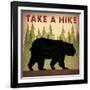 Take a Hike Black Bear-Ryan Fowler-Framed Art Print