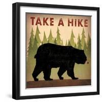 Take a Hike Black Bear-Ryan Fowler-Framed Art Print