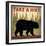 Take a Hike Black Bear-Ryan Fowler-Framed Art Print